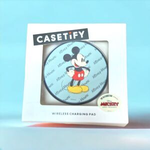 Casetify Disney Wireless Charging Pad Mickey Mouse iphone charger NEW